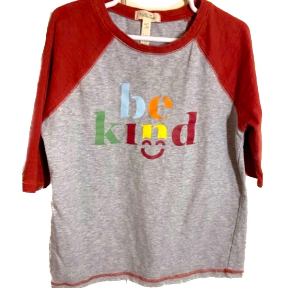 BOYS/GIRLS MATILDA JANE Brilliant Daydream Be Kind Ragland Tee SIZE 8 - Picture 4 of 6